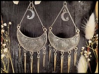 Image 3 of Moonspell - Crescent Moon earrings 4