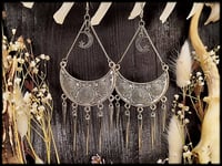 Image 4 of Moonspell - Crescent Moon earrings 4