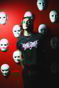 Image 4 of 'platinum end' cropped t-shirt