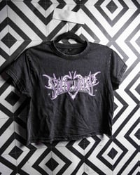 Image 1 of 'platinum end' cropped t-shirt