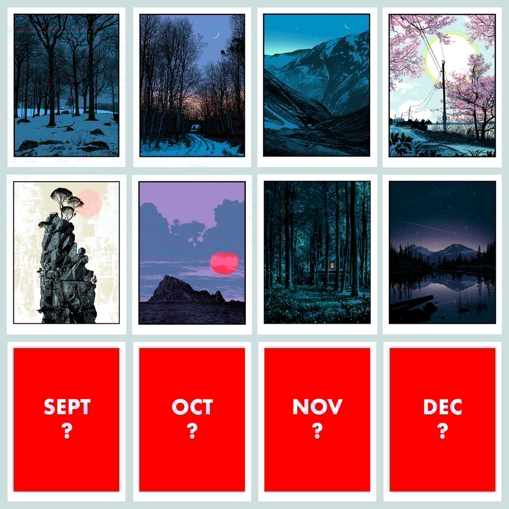 DWELLINGS - 12 PRINTS/+CALENDAR