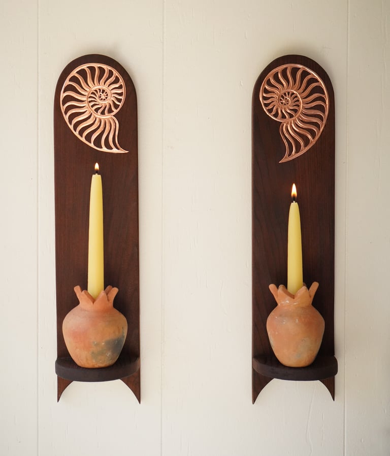 Spiral • Shell • Star Sconce II Image 4