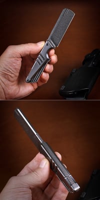 Image 4 of Custom Wharncliffe Fixed Blade #476