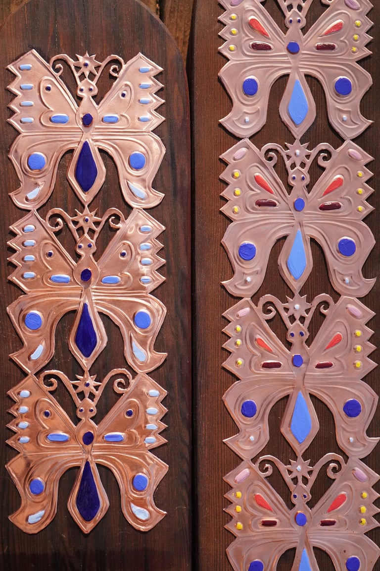 Butterfly Pillar Sconce II Image 3