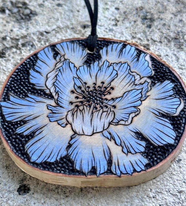 Peony Ornament