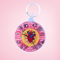 Cardiac Cycle keychain