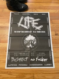 Image 3 of LiFE / Destruct "To Stop the Conflict" TOUR EDITION LP