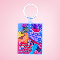 Dionysian Dilemma keychain