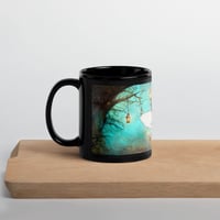 Image 4 of T- Rexie and Caticorn - Black Glossy Mug - 2 Sizes