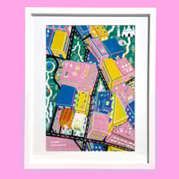 Image 1 of Illustrated maps of Athens - Poster