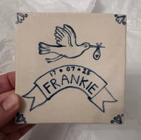 Image 2 of Personalised Baby Tile