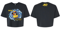 Image 3 of BRB Duck Side Quester Crop - Black