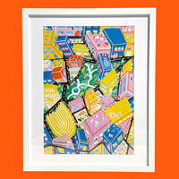 Image 3 of Illustrated maps of Athens - Poster