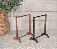 Image 1 of Miniature Wood Clothing Rack