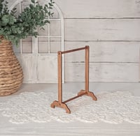Image 2 of Miniature Wood Clothing Rack
