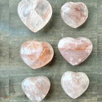 Image 6 of Mini Fire Quartz Crystal Heart, Crystal Heart, Hematoid Quartz for Emotional Healing