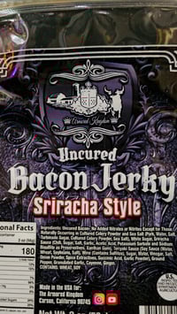 Image 6 of 👑The Armored Kingdom Delicious Sriracha Style Bacon Jerky 🥓