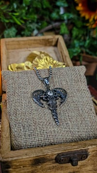 Image 4 of 👑The Armored Kingdom Guardian's WingedBlade Necklace 