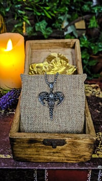 Image 2 of 👑The Armored Kingdom Guardian's WingedBlade Necklace 