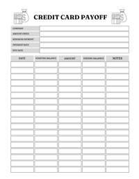 Image 2 of Beauty Budget Tracker Planner 