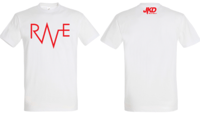 Image 3 of Rave Heartbeat T-shirt White