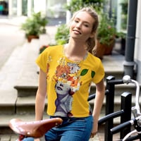 Image 6 of She's A Little Nuts -  All Over Print Crop Tee