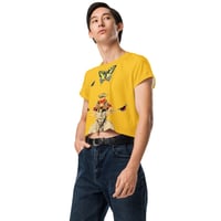 Image 2 of She's A Little Nuts -  All Over Print Crop Tee