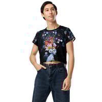 Image 4 of Aurelian Bubble Edit - All Over Print Crop Tee