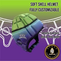 Image 1 of Fully customizable flag football helmets