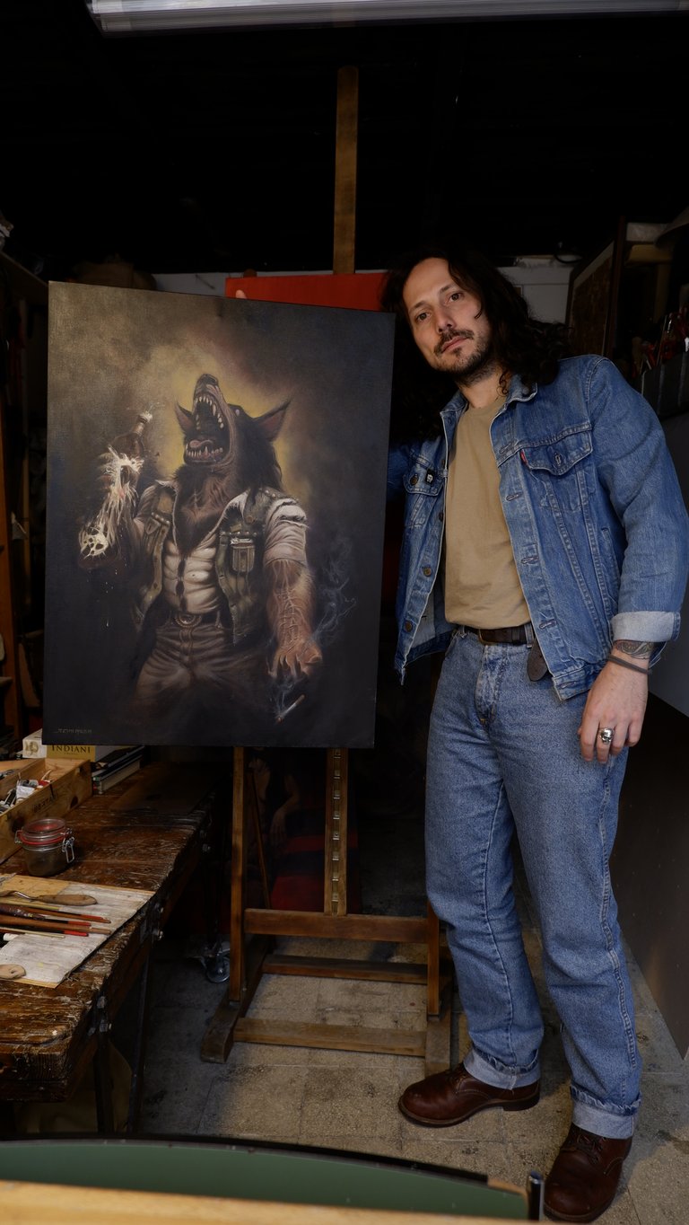 “Rockin Werewolf” ORIGINAL Image 2