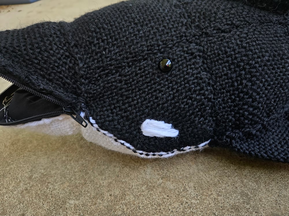 Image of Orca, Handmade Stuffie, Dice Guardian, Large