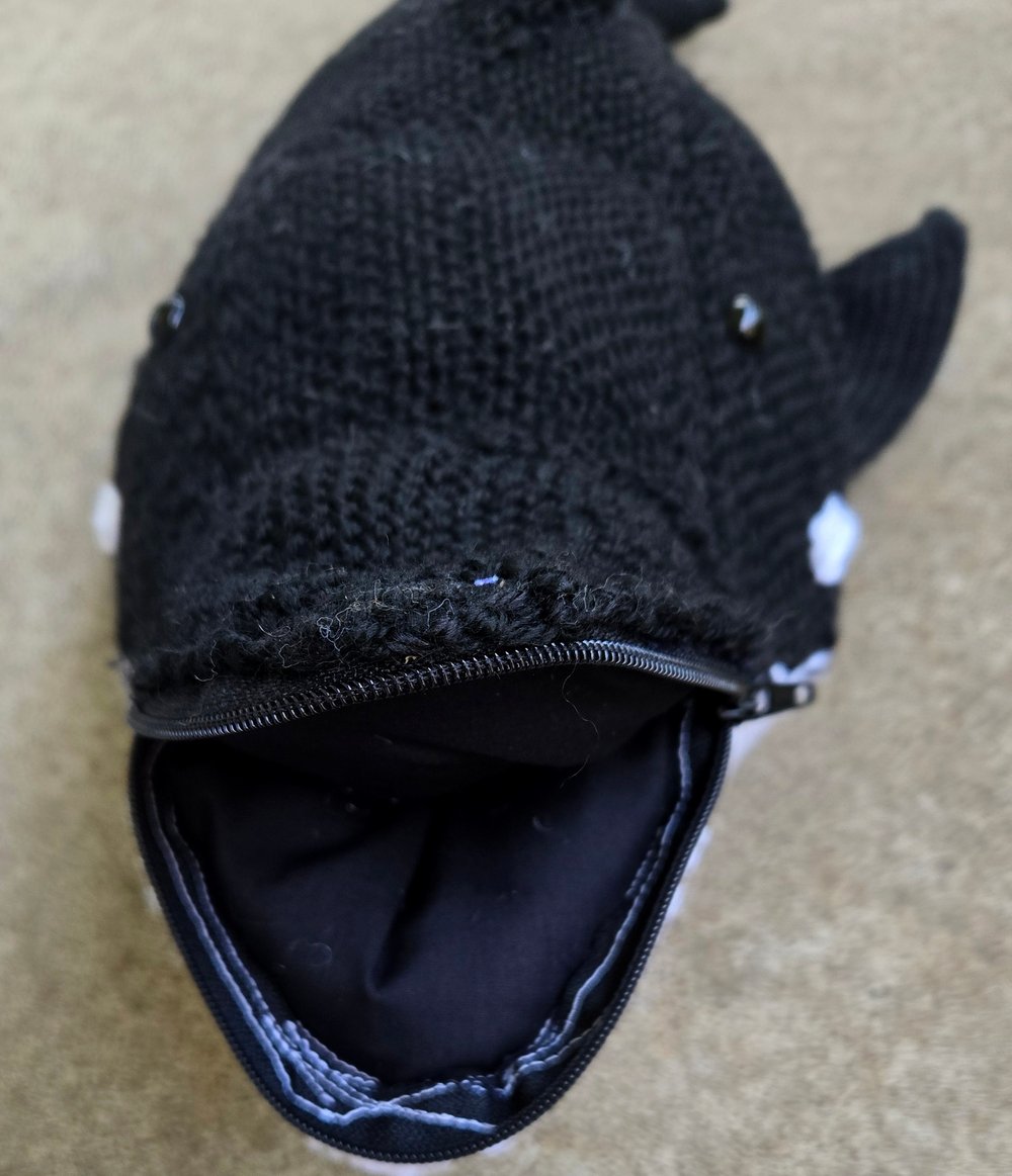 Image of Orca, Handmade Stuffie, Dice Guardian, Large