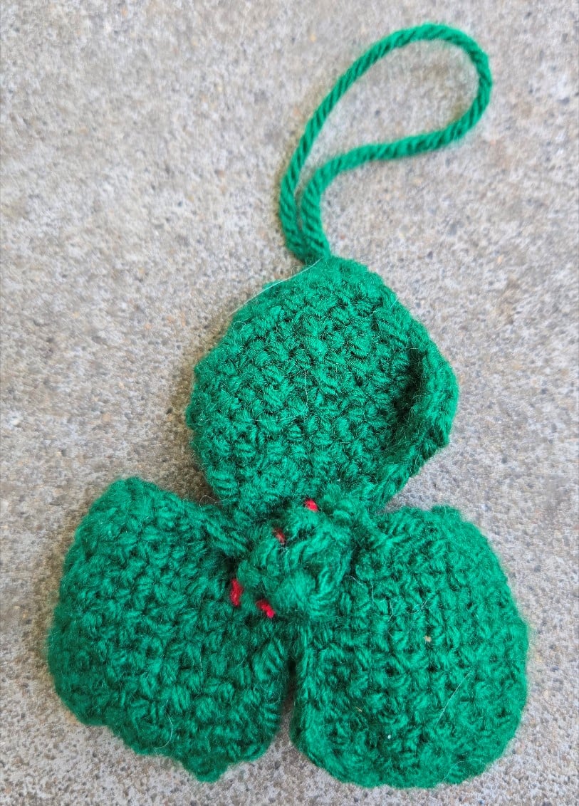 Image of Holly, Handmade Ornament