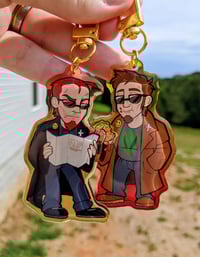 Image 2 of Postal Dude Epoxy Keychains (LEFTOVERS)