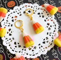 Candycorn earrings 