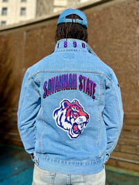 Image 1 of Savannah State U - Homecoming Denim Jacket 2.0