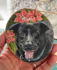 Image 2 of Wood Slice Pet Portrait 