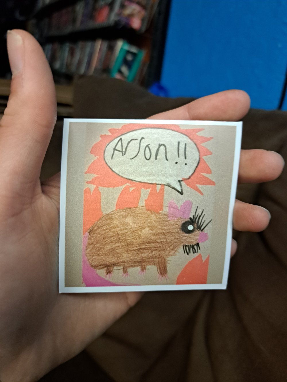 Image of Bobby the Arson rat sticker!