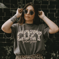 Cozy Season Graphic Tee (Pepper Version)