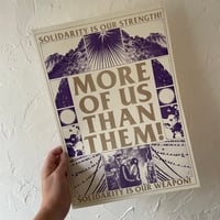 More of us than them! a3 riso print