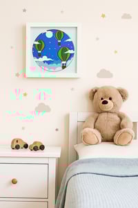 Image 3 of Air balloon shadow box 