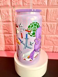 Image 3 of Ninja Turtles x Hello Kitty McDonald’s Collab Stainless Steel Bling Cup 🐢🎀✨