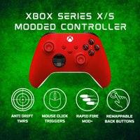 Xbox Series X/S Controller Modded - Pulse Red