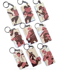Image 3 of TF2 Classes / Wood Keychain