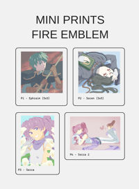 [Fanart] Mini Prints - Fire Emblem