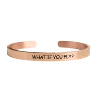 Image 3 of "What If You Fly" Uplifting Bracelet for Women and Men