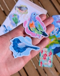 Image 2 of Birdfest pack of stickers