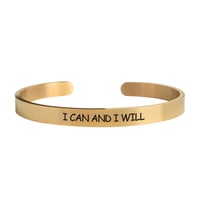 Image 4 of I Can and I Will Inspiring Bracelet for Women, Girls