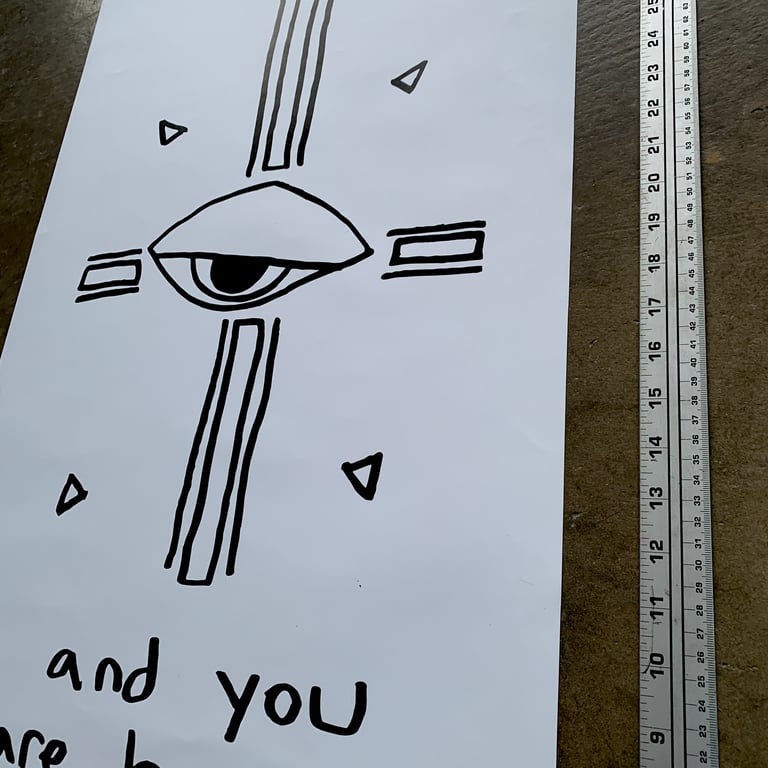 We Are Watching poster 16x32 Image 2