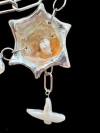 Image 3 of Triple Jingle Star Necklace 